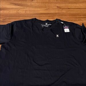 Psycho Bunny Men's Black T-Shirt